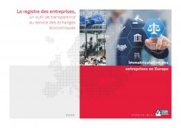 Etude comparative sur le RCS en Europe